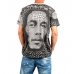 T-shirt uomo Bob Marley - Nera